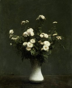 إناء الأقحوان ، 1871 بواسطة Ignace Henri Jean Fantin Latour