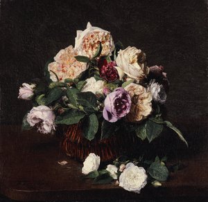 إناء الزهور ، 1876 بواسطة Ignace Henri Jean Fantin Latour