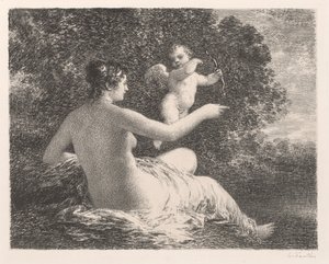 فينوس وكيوبيد ، 1896. بواسطة Ignace Henri Jean Fantin Latour