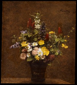 الزهور البرية بواسطة Ignace Henri Jean Fantin Latour