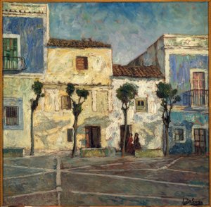 منازل في الشمس بواسطة Ignacio Zuloaga y Zabaleta
