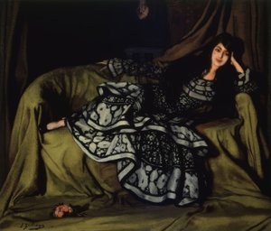 مارسيلي سوسي مع فستان عجلات - 1915-160 × 188 سم بواسطة Ignacio Zuloaga y Zabaleta