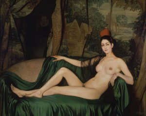 Mademoiselle Soutty - 1921 - زيت على قماش - 144 × 177 سم بواسطة Ignacio Zuloaga y Zabaleta