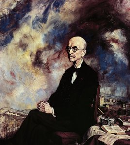 Portrait of the Spanish composer Manuel de Falla (Cadiz بواسطة Ignacio Zuloaga y Zabaleta