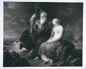 Ossian und Malvina بواسطة Ignaz Rungaldier