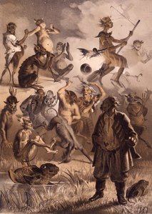 رسم توضيحي للحكاية الرسالة المفقودة من أمسيات في مزرعة بالقرب من ديكانكا بقلم نيكولاي غوغول ،