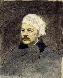 صورة للملحن الروسي ميخائيل إيفانوفيتش جلينكا (1804-1857) (ميخائيل جلينكا) - رسم إيليا يفيموفيتش ريبين (1844-1930) ، لوحة مائية على ورق مقوى (28 × 23 سم) ، حوالي 1870 - متحف ريبين التذكاري بيناتيس ، بالقرب من سانت بطرسبرغ (روسيا) بواسطة ايليا افيموفيتش ريبين