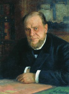 صورة للمحامي والمؤلف أناتولي فيودوروفيتش كوني 1844-1927 ، 1898 بواسطة ايليا افيموفيتش ريبين