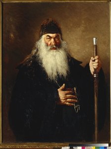 Protodiacre - Protodeacon - Repin ، Ilya Yefimovich (1844-1930) - 1877 - زيت على قماش - 124x96 - معرض State Tretyakov ، موسكو بواسطة ايليا افيموفيتش ريبين