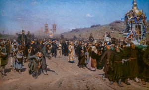 عملية دينية في مقاطعة كورسك بواسطة Ilya Efimovich Repin