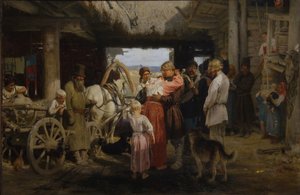 تجنيد الوداع ، 1879 بواسطة ايليا افيموفيتش ريبين