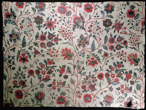 المنسوجات الزخرفية ، 1725-50 بواسطة المدرسة الهندية