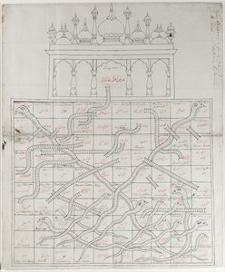 تصميم لعبة الثعابين والسلالم بواسطة المدرسة الهندية