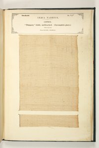 Dungary Cloth ، سالم ، مدراس ، من مجموعة مصنعي المنسوجات في الهند ، بقلم جون فوربس واتسون ، نُشر عام 1866 بواسطة المدرسة الهندية