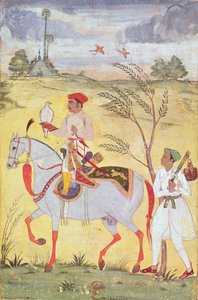 الإمبراطور جهانكير (1569-1627) بواسطة المدرسة الهندية