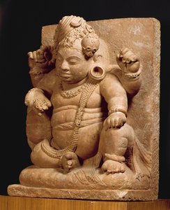 شكل سيفا مثل Vamana ، Mansar Maharashtra (الحجر الرملي الأحمر) بواسطة المدرسة الهندية