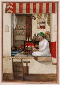 "غاندي" ، طائفة من العطارين أو الصيادلة ، من "تشري الأقفام". بواسطة المدرسة الهندية