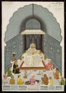 في. 70.4 حفلة موسيقى فاتح سينغ (1769-1818) ، ج .1770-80 بواسطة المدرسة الهندية