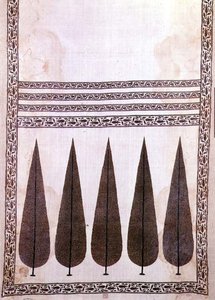 باتكا من راجستان ، القرنين السابع عشر والثامن عشر (قطن) بواسطة المدرسة الهندية