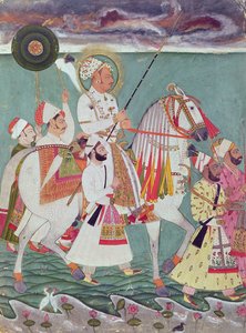 صورة المهراجا أجيت سينغ من جودبور (1678-1724) بواسطة المدرسة الهندية