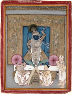 Rajmalkos Raga ، حوالي عام 1775 (ألوان مائية غير شفافة وذهبية على ورق) بواسطة المدرسة الهندية