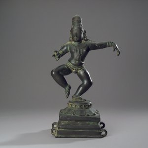سامبندر ، قديس الطفل المكرس لشيفا ، c.1100 (سبائك النحاس) بواسطة المدرسة الهندية