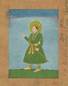 الإمبراطور المغولي الرابع جهانجير (1605-1627) ، ج. رسم المنمنمات في أوائل القرن السابع عشر (الحبر والأصباغ على ورق بني) بواسطة المدرسة الهندية