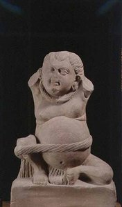 Yaksha ، Ahichhatra (الحجر الرملي الأحمر) بواسطة المدرسة الهندية