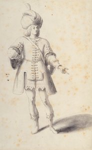A Noble Persian Youth (pen & ink on paper) بواسطة إنيجو جونز