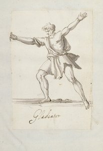 Gladiator (pen & ink on paper) بواسطة إنيجو جونز