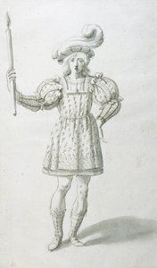 Torchbearer (pen & ink on paper) بواسطة إنيجو جونز