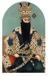 Portrait of Fath Ali Shah بواسطة إيران مير علي