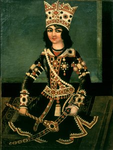 صورة عباس مينزا (c.1783-1833) ، أمير بلاد فارس ، ابن شاه فتح علي (حكم 1797-1834)
