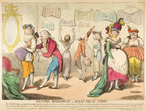 مستودع Cestina أو Belly Piece Shop ، حانة. 1793 بواسطة Isaac Cruikshank