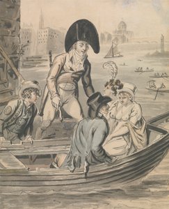 الصعود على العبارة بواسطة Isaac Cruikshank