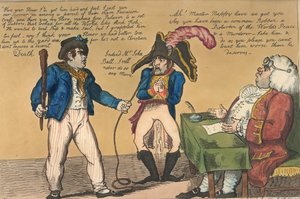 الحفاض في السحب ، 1803 (النقش اليدوي)