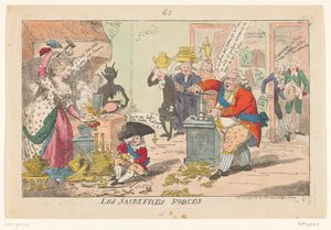 تسليط الضوء على ماري أنطوانيت في Lodewijk XVI ، 1789 التضحيات القسرية (العنوان على الشيء)