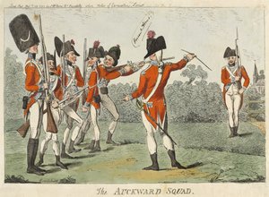 فرقة Auckward ، 1793 (النقش الملون)