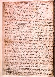 رسالة كتبها إسحاق نيوتن ، 28 نوفمبر 1679