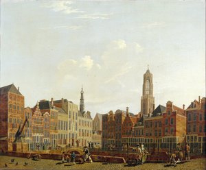جسر أوترخت تاون هول مع محيط ، 1779