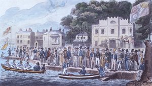 النزهة في كاوز ، 1825 بواسطة إسحاق روبرت كروكشانك