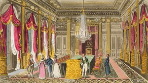 توم وجيري ولوجيك يزوران كارلتون هاوس ، من "الحياة في لندن" بقلم بيرس إيجان ، 1821-22 (ألوان مائية) بواسطة إسحاق وروبرت وجورج كروكشانك