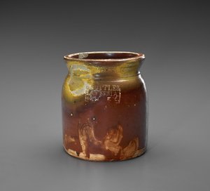 جرة ، ج. 1873-1882 (خزف زجاجي منزلق) بواسطة إسحاق تحليق الفخار