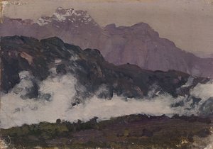 جبال الألب ، 1897 بواسطة إسحاق إيليتش ليفيتان