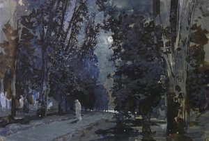 الظلال. ليلة ضوء القمر ، 1880. بواسطة إسحاق إيليتش ليفيتان