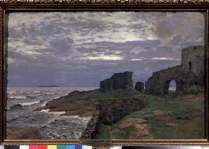 بقايا الماضي ، توايلايت ، فنلندا - رسم إسحاق (إسحاق) إيليتش ليفيتان (1860-1900) ، زيت على قماش بواسطة إسحاق إيليتش ليفيتان