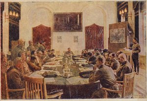 اجتماع المجلس العسكري الثوري ، روسيا السوفياتية. c1925-1934