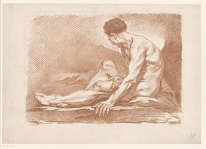 دراسة رجل جالس بواسطة إيزاك هينينغسن