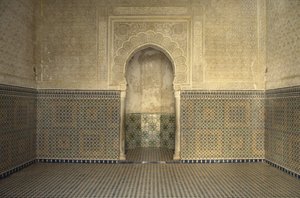 Madrasa of Sidi Bou Medine, prayer hall  بواسطة مدرسة إسلامية