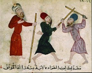 مبارزة رجال من القاهرة القديمة (الفسطاط) 910-1171 بواسطة مدرسة إسلامية